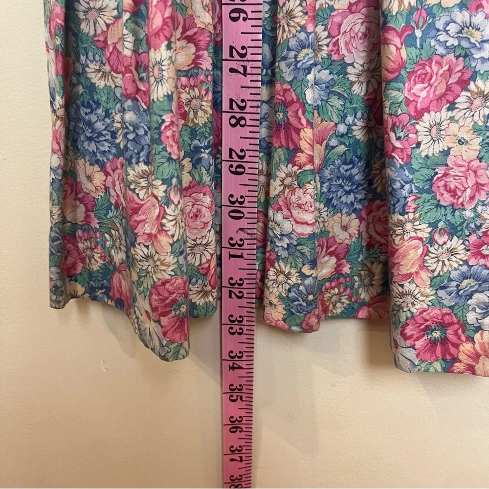 VTG The Eagle's Eye for Children‎ 80s Pink Roses Toddler Prairie Dress 10 USA